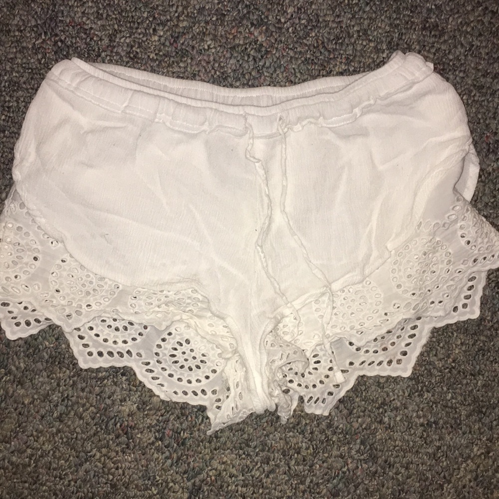 Little white shorts